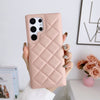 Diamond Plaid Handyhülle Leder Handy Schutzhülle