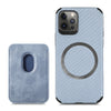 Étui de téléphone à motif fibre de carbone avec porte-cartes magnétique XR