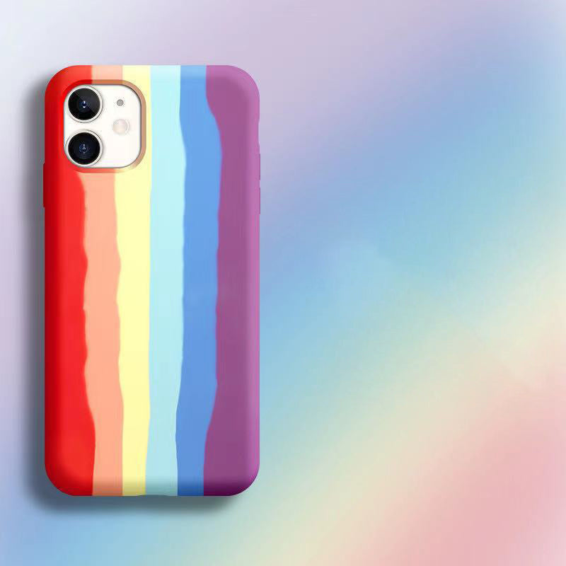 Kompatibel mit Apple, Handyhülle 11 Rainbow Liquid Shell Apple