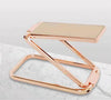 Mobile Phone Bracket Folding Ring Desktop Flat Retractable Magnetic Absorption Vehicle Metal Square Live Broadcasting Bracket