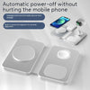 Chargeur sans fil pliable en alliage d'aluminium trois en un