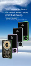 Alimentation mobile magnétique ultra-mince sans fil portable
