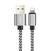 Câble de charge rapide pour téléphone portable tressé en corde de chanvre