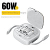 Câble de données flexible 60 W, boîtier d'interface de chargement rapide multifonction pour téléphone portable
