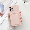 Card Fine Hole Liquid Phone Case