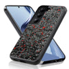 Coque de téléphone en fibre de carbone et silicone