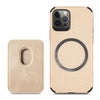 Étui de téléphone à motif fibre de carbone avec porte-cartes magnétique XR