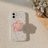 Étui de téléphone à motif floral d'été tendance pour femmes