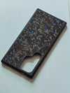 Coque de téléphone en fibre de carbone et silicone
