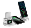 Chargeur sans fil pour iPhone, chargeur rapide pour téléphone, station de charge rapide pour montre, station de charge 6 en 1