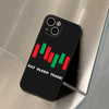 Coque de téléphone résistante aux chutes avec motif quadrillé anglais