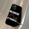 Coque de téléphone résistante aux chutes avec motif quadrillé anglais