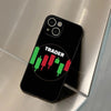 Coque de téléphone résistante aux chutes avec motif quadrillé anglais