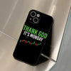 Coque de téléphone résistante aux chutes avec motif quadrillé anglais