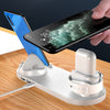 Chargeur sans fil pour iPhone, chargeur rapide pour téléphone, station de charge rapide pour montre, station de charge 6 en 1