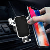 Support de téléphone portable en alliage d'aluminium pour voiture
