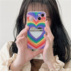 Rainbow Love Mirror Silikon-Telefonhülle