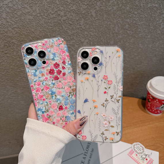 Ins Floral Phone Flower Protective Case