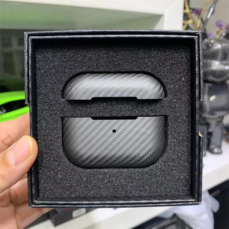 Schutzhülle aus Kohlefaser, geschmiedetes Bluetooth-Ohrhörer-Etui