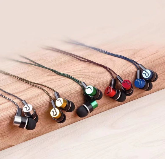 Braided Wiring In Ear Electroplating Headset