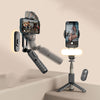 Handheld-Gimbal und Bluetooth-Selfie-Stick-Stativ