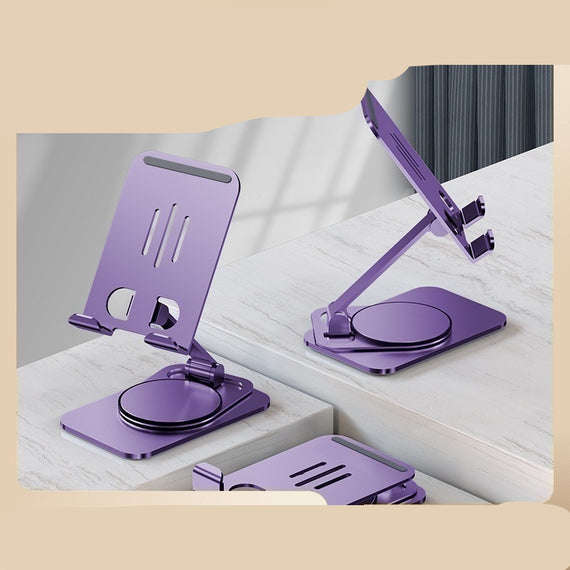 Metal Aluminum Alloy Rotating Mobile Phone Bracket Foldable Desktop