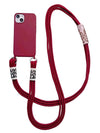 Long Diagonal Lanyard Liquid Silicone Phone Case