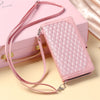 Crossbody Plaid Multifunktionale Reißverschlusstasche Handytasche