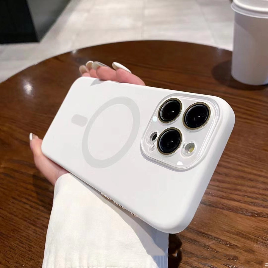 Coque de protection magnétique en silicone avec effet miroir 3D