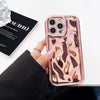 All-inclusive Drop-resistant Electroplated Meteorite Pattern Phone Case