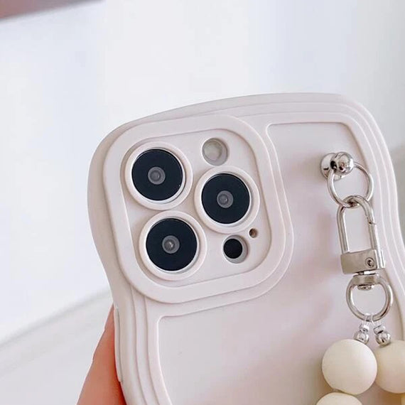 Little Flower Lanyard White Phone Case