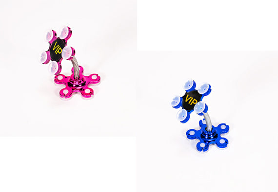 Support de téléphone à ventouse double face en silicone