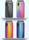 Die Telefonhülle gilt für die A51 Creative Grade Carbon Fiber Hartglas-Schutzhülle für die A91 Anti-Fall-Schutzhülle