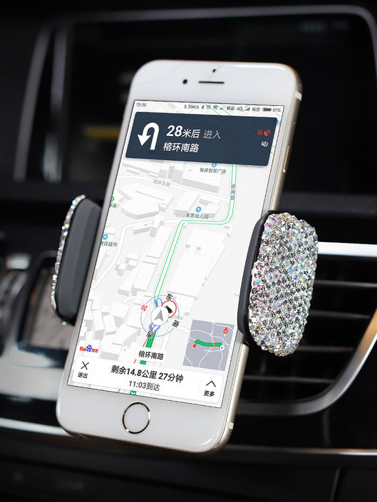 Support de téléphone en strass cristal