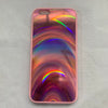 Regenbogen-Spiegel-Softcase mit Glitzer