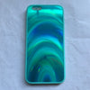 Regenbogen-Spiegel-Softcase mit Glitzer