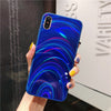 Regenbogen-Spiegel-Softcase mit Glitzer