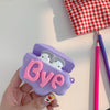 AirPod 2 Case 3D HI BYE Cloud Letter Cartoon Soft Silicone Wireless Earphone Cases For   Airpods Case Cute Cover