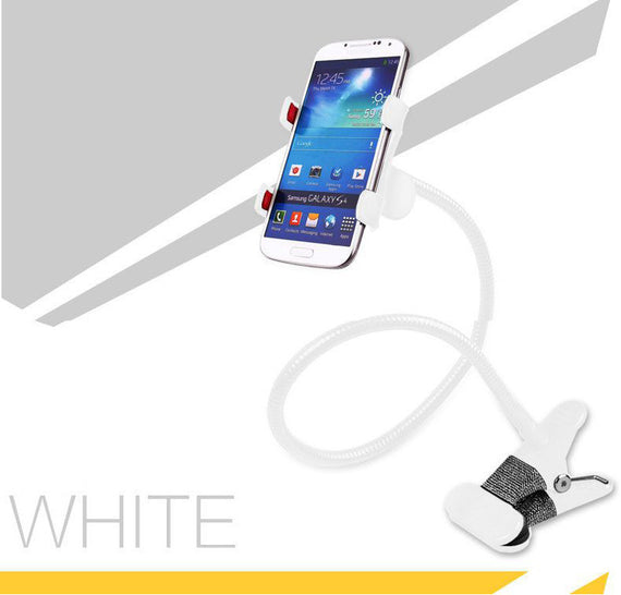 Compatible avec Apple, support paresseux en métal solide, bras long, support de lit flexible, support de téléphone de bureau pour iPhone, support de téléphone portable