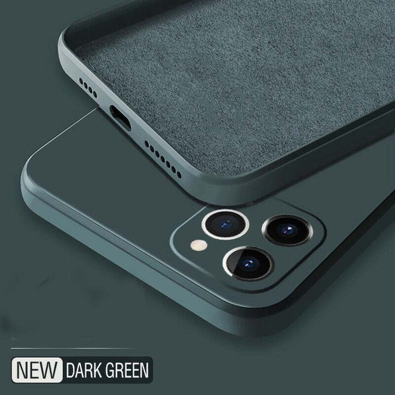 Compatible With Apple, Straight-Edge Rubik's Cube Liquid Silicone Case For Phone Case