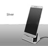 Compatible avec Apple, station d'accueil Micro USB Type C, support de chargeur pour iPhone 7 8 Plus XS Xiaomi 8 9 A1 A2 Redmi 4 4X 5 5A 6A 7 7A