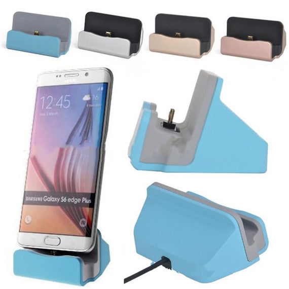 Compatible with Apple, Micro USB Type C Docking Station, Charger Stand For iPhone 7 8 Plus XS Xiaomi 8 9 A1 A2 Redmi 4 4X 5 5A 6A 7 7A