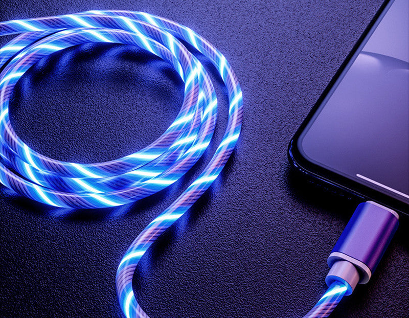 Kompatibel mit Apple, Streamer-Datenkabel Douyin Luminous Dynamic Handy-Ladekabel