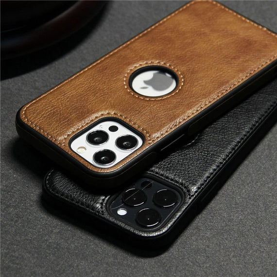 Car Line Leather Grain Stitching Mobile Phone Case All-inclusive Protective Cover