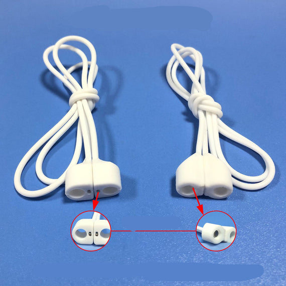 Wireless Bluetooth Headset Magnetic Silicone Anti-Lost Lanyard