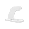Compatible with Apple, Support De Chargeur Sans Fil Rapide Qi 15W Pour iPhone 12Pro XR Watch 3 en 1, Station De Charge Pliable Pour Airpods Pro IWatch