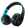 Casque audio sans fil Hi-Fi Bluetooth stéréo, casque de musique, FM, carte SD, casque de sport avec micro pour PC