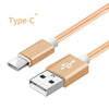 Kompatibel mit Apple, Datenkabel, geflochtenes Nylon-V8-Ladekabel