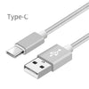 Kompatibel mit Apple, Datenkabel, geflochtenes Nylon-V8-Ladekabel