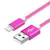 Kompatibel mit Apple, Datenkabel, geflochtenes Nylon-V8-Ladekabel